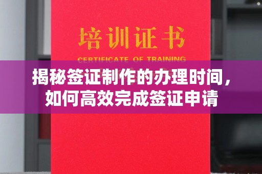 金平揭秘签证制作的办理时间，如何高效完成签证申请